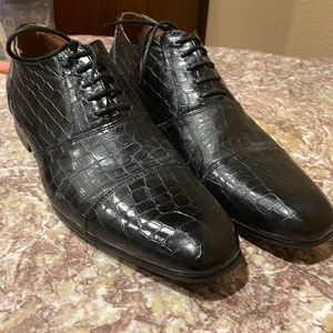 black mens dress shoes good condition